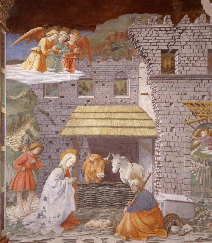 Fra Filippo Lippi The Nativity and Adoration of the Shepherds France oil painting art